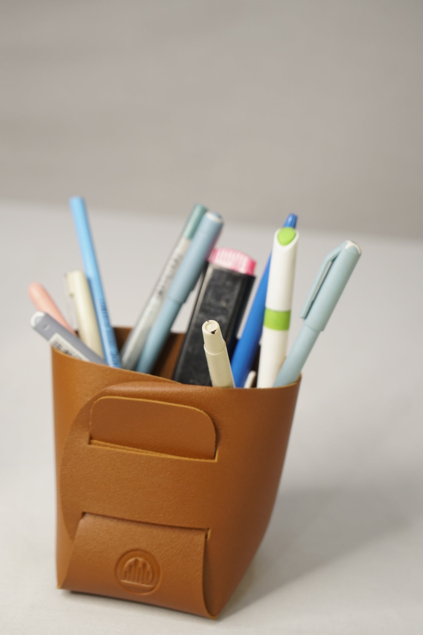 DIY Leather Pen Stand